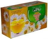 Dil's Royal Tea Golden Chamomile Herbal Tea, 100-Count Tea Bags in Foil Envelopes (Pack of 2)