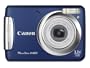 Canon PowerShot A480 Digitalkamera (10 Megapixel, 3-fach opt. Zoom, 2,5" Display) Blau