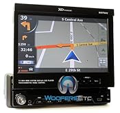 XO Vision XO407NAV In-Dash 7-Inch Touchscreen with DVD, CD, MP4