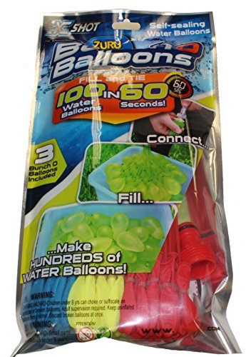 Zuru Bunch O Balloons 100 Balloons (Blue Red Yellow)