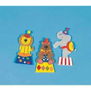 Circus Animal Magnet Craft Kits