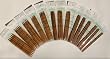 Carbonized Patina 7" Double Point Bamboo Knitting Needles 14 Sizes (70 Pieces)