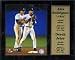 Alex Rodriguez and Derek Jeter of the New York Yankees Photograph with StatIsticIstics Nested on a 12