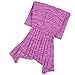 Handmade Knitted Mermaid Tail Blanket Crochet，T-tviva All Seasons Warm Bed Blanket Sofa Quilt Living Room Sleeping Bag for Kids (kids/55.1
