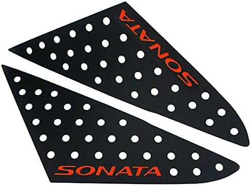 Window C-Pillar Lettering Sports Plate For Hyundai 2014-2015 Lf Sonata /Red