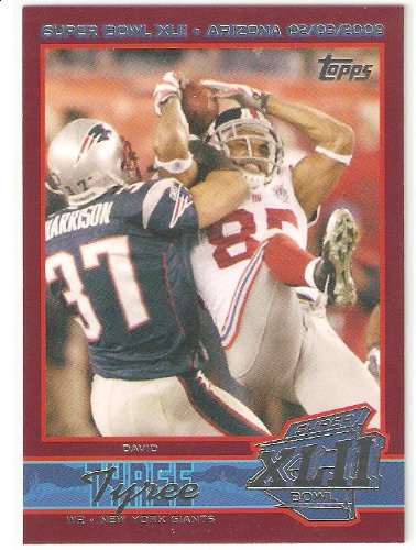 Buy 2008 Giants Topps Super Bowl XLII #7 David Tyree New York Gaints - Champions - NFL Trading Card in... by Topps