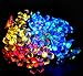 GardenHOME Solar Christmas String Lights, 21ft 50 LED Fairy Flower Blossom Decorative Light for Indoor Outdoor (Multi-Color)