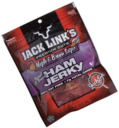 Jack Links Maple & Brown Sugar Beef Jerky, 3.25 oz Bags, 4 ct (Quantity of 2)