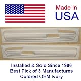 1971-1973 Oldsmobile Toronado Front Only Ivory Arm Rest Cap Overlay Restores the original factory part
