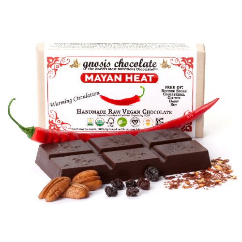 Gnosis Mayan Heat Raw Chocolate Bar - 2oz