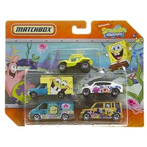 Matchbox Nickelodeon SpongeBob Squarepants 5 Packs Cars by Matchbox