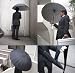 24本骨傘 高強度グラスファイバー仕様 【雨宿】 (あまやどり) 直径約105cm ブラック 22815 別画像