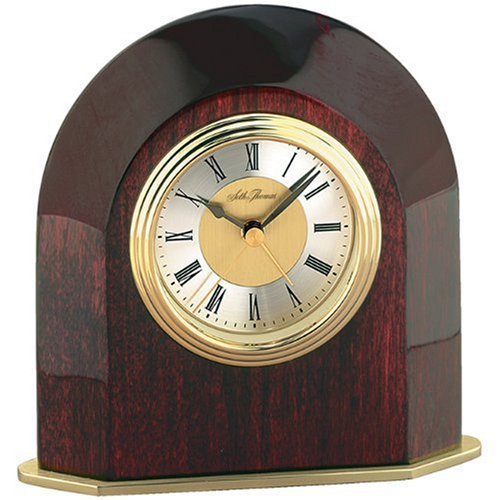 Seth Thomas Baron Brown Desk Clock