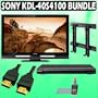 Sony Bravia S-Series KDL-40S4100 40-inch 1080P LCD HDTV + Sony DVD Player w/ Wall Mount Accessory Kit