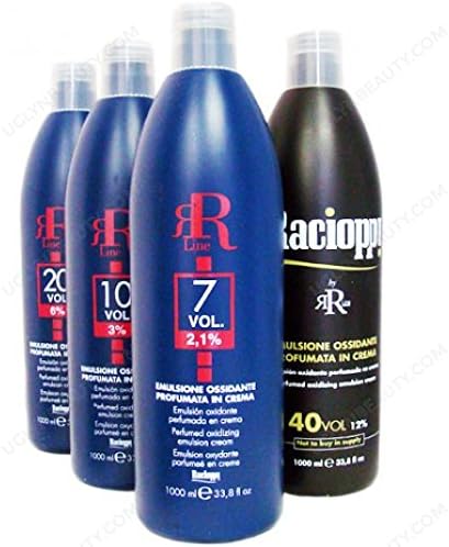 RR Line Racioppi Perfumed Oxidizing Emulsion Cream Developer 33.8oz (Volume 10)
