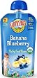 Earth's Best Puree Banana Blueberry, 4.2-Ounce (Pack of 12)