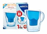 【カートリッジもう1個 数量限定】BRITA(ブリタ)ポット型浄水器 マレーラCool ルミナス クラシックブルー(1.4リットル)