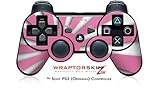 Sony PS3 Controller Skin Japanese Rising Sun Pink
