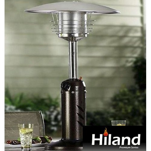 Hammered Antique Bronze Table Top Patio Heater