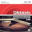 D'Addario EJ80 Phosphor Bronze Octave Mandolin Strings, Medium, 12-46