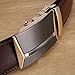 X Xhtang Men's Ratchet Belt Genuine Leather Slide Belts Adjustable