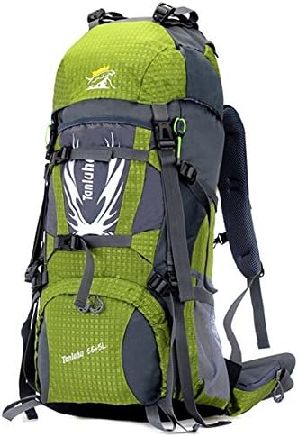 Professional Outdoor Ultra-large Capacity 60L Backpack Steel Brace Sports Shoulders Bag (Green)