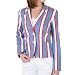Ben Sherman Cassy Striped Two Button Blazer, Medium