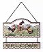 Outdoor Living : Wood Rooster Welcome Sign
