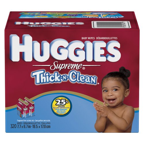 Huggies Supreme Baby Wipes 320CT