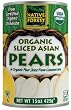 Native Forest Organic Sliced Asian Pears, 15-Ounce Cans (Pack of 6)