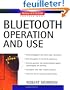 Bluetooth Operation and Use