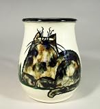 Tortoiseshell Cat Ceramic Mug created by Moonfire Pottery