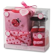 Baby Essentials Little Ladybug 5 Piece Layette Gift Set, Assorted, 3-6 Months
