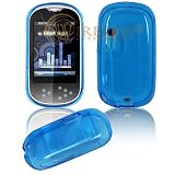 Crystal Clear Dark Blue Transparent Smart Touch Snap-On Cover Case
Cell Phone Protector for Alcatel Tribe OT-708 One Touch Mini