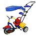 Kettler Deluxe Stroller Pushbar With Canopy and Headrest