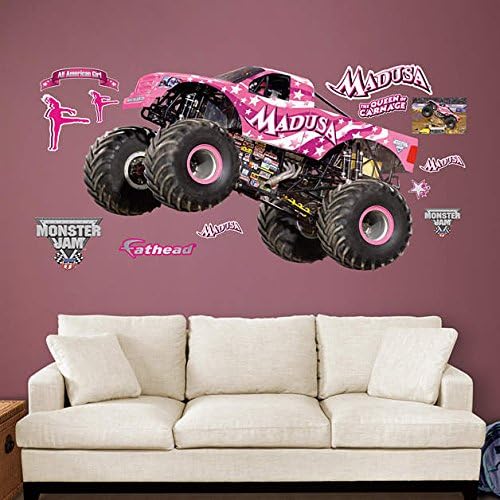 Fathead Madusa Monster Trucks Real Big Wall Decals