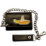 The Beatles Yellow Submarine Premium Leather Chain Wallet #62