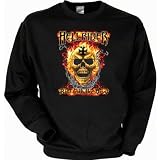 Produkt-Bild: geil bedrucktes Biker & Motorrad Sweatshirt / Hell Rider !