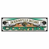NFL Jacksonville Jaguars 9-by-30 Wood Sign