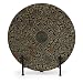 22" Old World Ornamental Decorative Plate with Fleur-de-Lis Stand