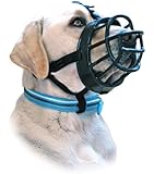 Baskerville 7-1/2-Inch Rubber Ultra Muzzle, Size-4, Black