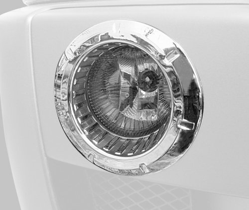 Putco 408211 Chrome Trim Fog Lamp Overlay and Ring