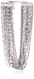 51UXJtQWLEL. SL160  ABS By Allen Schwartz Clear Chanel XTL and RhineStone Tone Necklace, 16 Reviews