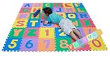 Playmatonline Soft  Alphabet and Number Jigsaw Puzzle Play Mat with Storage Bag