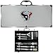 NFL Siskiyou Sports Fan Shop Houston Texans Stainless Steel BBQ Set w/Metal Case 8 piece Gray