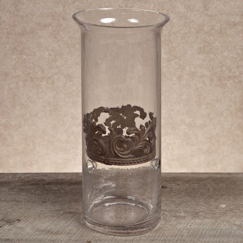 Large Scrolled Candle Cylinder