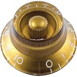 Gibson Top Hat Knobs, Gold (Pkg 4)