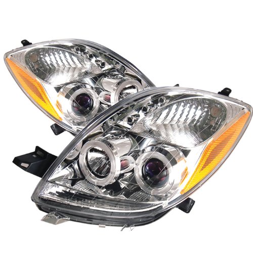 Best Price Spyder Auto Toyota Yaris Chrome Halogen Projector Headlight
