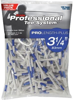 Pride Golf Tee Co. Prolength Plus 3 1/4 Golf Tees (135 Count)( LENGTH: N/A )