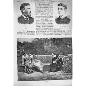 Balcon 1884 Romance de Chanson d'Amour de Waite Christopherson